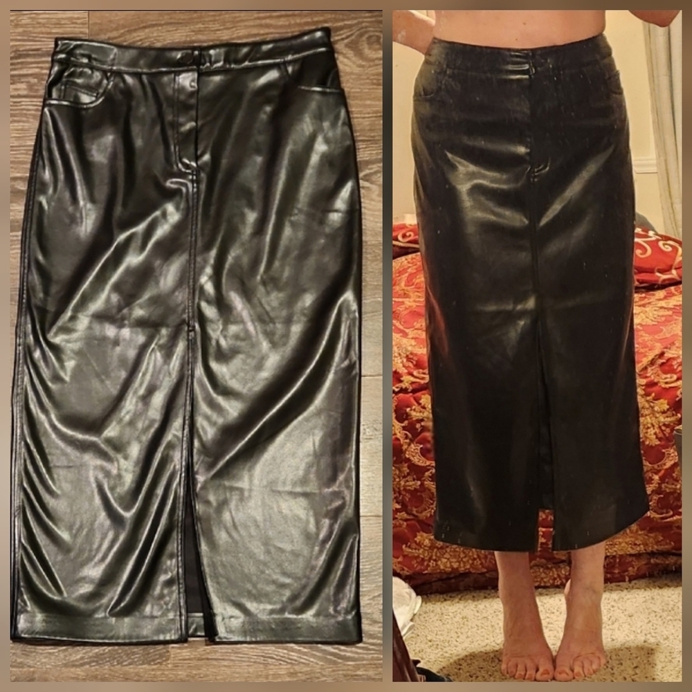 Bailey 44 Black Midi Skirt